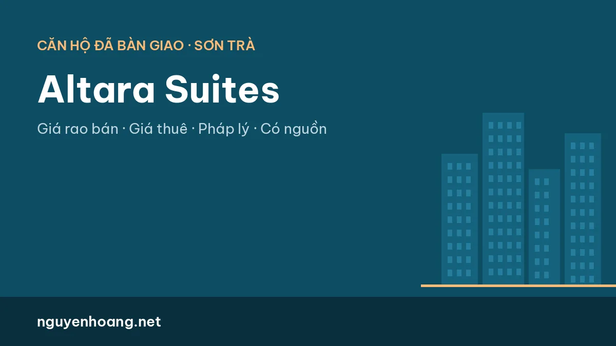 Căn hộ Altara Suites Đà Nẵng