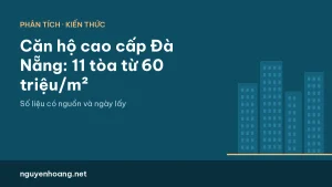 Căn hộ cao cấp Đà Nẵng: 11 tòa đã bàn giao có giá rao từ 60 triệu/m²