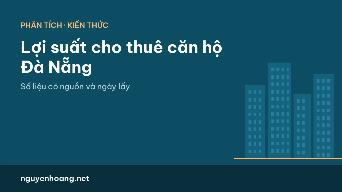Lợi suất cho thuê căn hộ Đà Nẵng