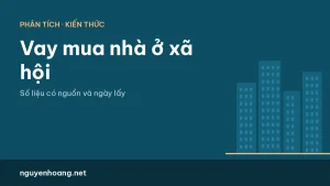 Vay mua nhà ở xã hội: lãi suất 5,4%, vay tối đa 80% và ví dụ tính ở Đà Nẵng