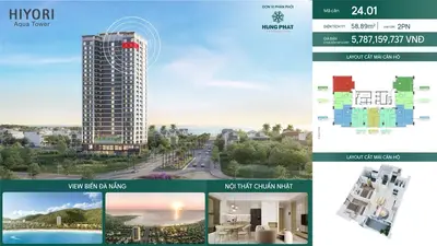 Bán nhà mặt tiền Hiyori Aqua Tower, Sơn Trà – 58,9 m², 18 tầng, 2,15 tỷ – ảnh 7