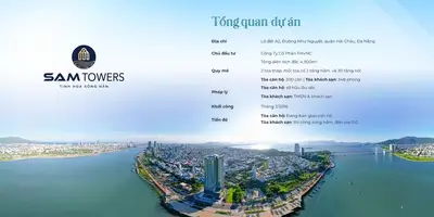 Bán nhà mặt tiền SAM TOWER Như Nguyệt, Hải Châu – 83,9 m², 8 tầng, 9,65 tỷ