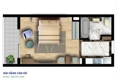 Bán nhà Căn hộ condotel Hòa Bình Green, Sơn Trà – 37 m², 14 tầng, 1,85 tỷ – ảnh 7
