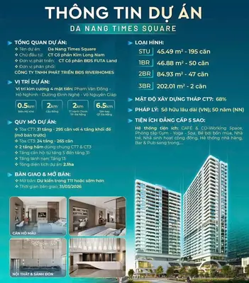 Bán nhà mặt tiền Times Square, Sơn Trà – 84,9 m², 28 tầng, 12,74 tỷ – ảnh 5