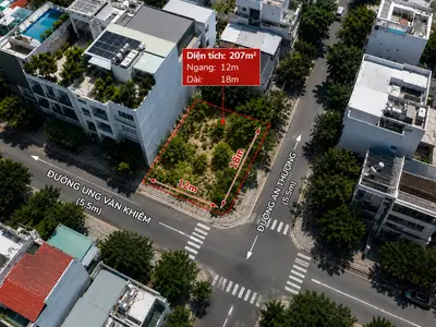 Bán nhà mặt tiền Ung Văn Khiêm, Ngũ Hành Sơn – 207 m², 3 tầng, 33 tỷ – ảnh 2