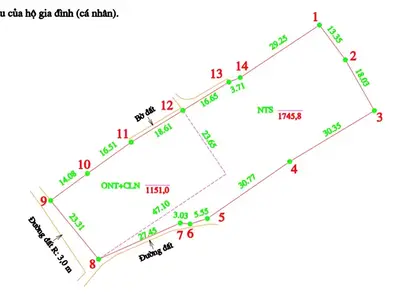 Bán đất Xã Thăng Trường, Hội An – 1.151 m², 7,7 tỷ